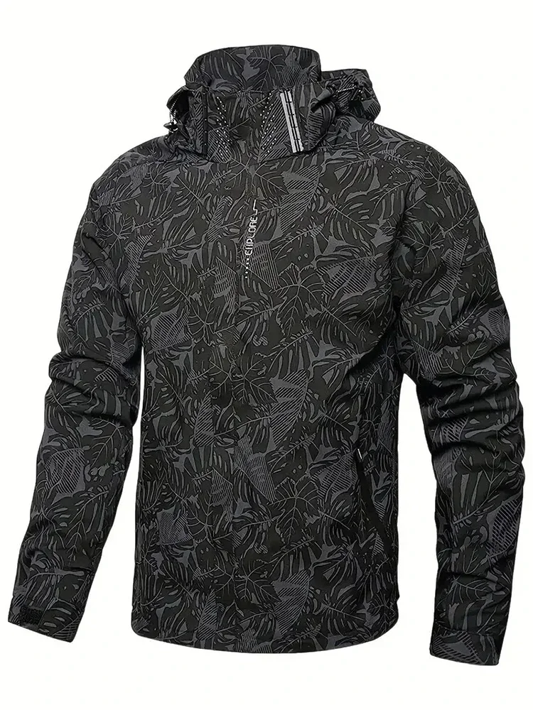 Windbreak Shell Jacket - Мужская повседневная водонепроницаемая ветровка для рыбалки