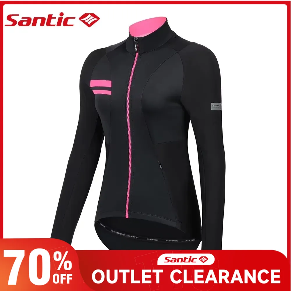 Windbreak Shell Jacket - Santic женское флисовое велосипедное пальто зимние