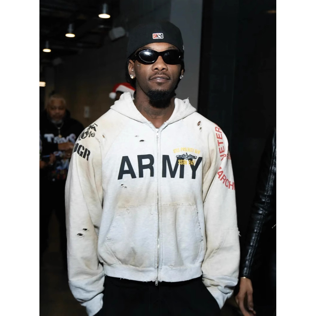 Street Fashion Zip Up Hoodie - Firmranch корейская мода сделать старые грязные