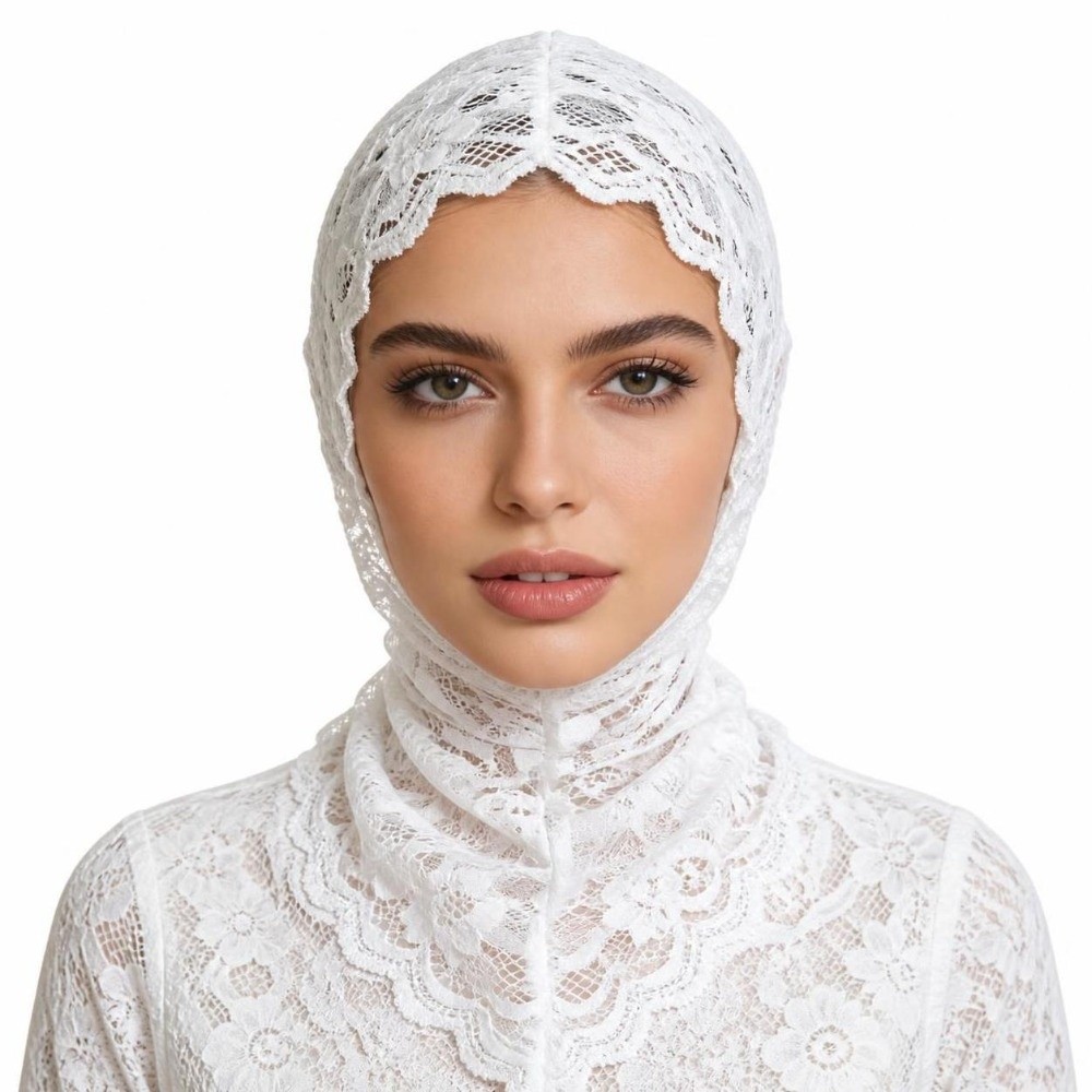 Street Fashion Hijab - Кружевные декоративные тюрбаны, шапки, шарфы для