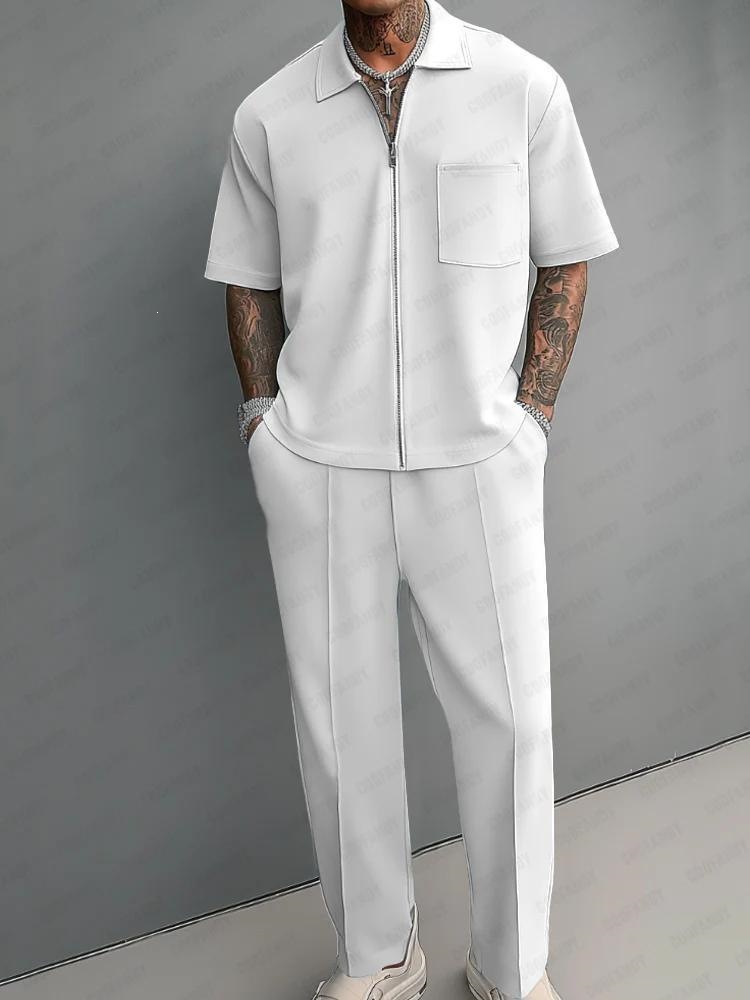 Street Fashion Male - Мужской комплект из 2 предметов: поло