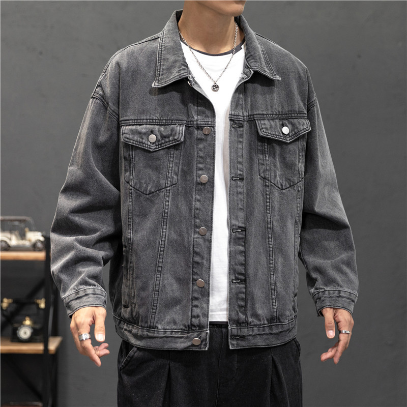 Новая джинсовая куртка для муж – обзор и цена Street Fashion Jeans Men