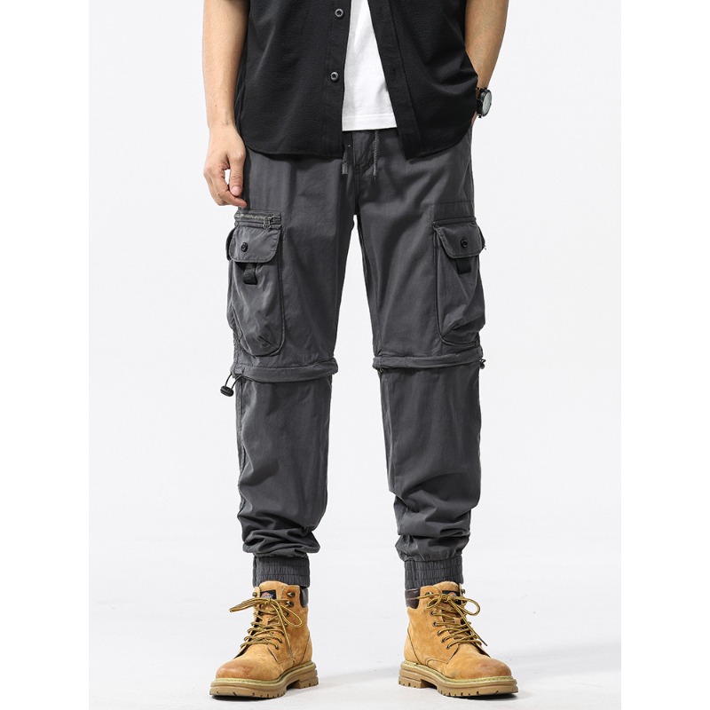 Новые модные мужские брюки-тра – обзор и цена Street Fashion Style Male