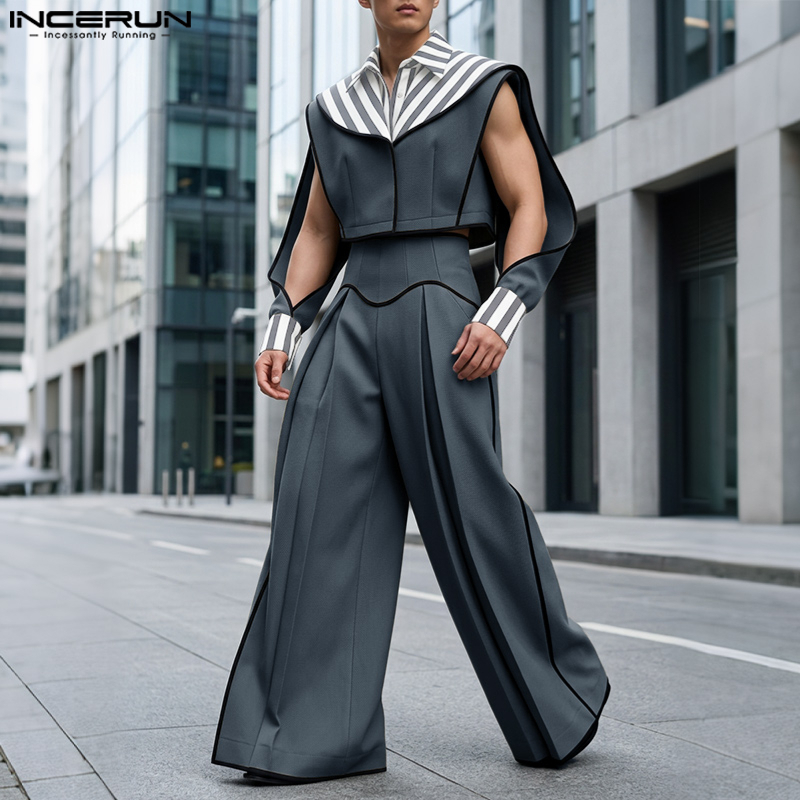 Мужские комплекты INCERUN: уко – обзор и цена Street Fashion Male