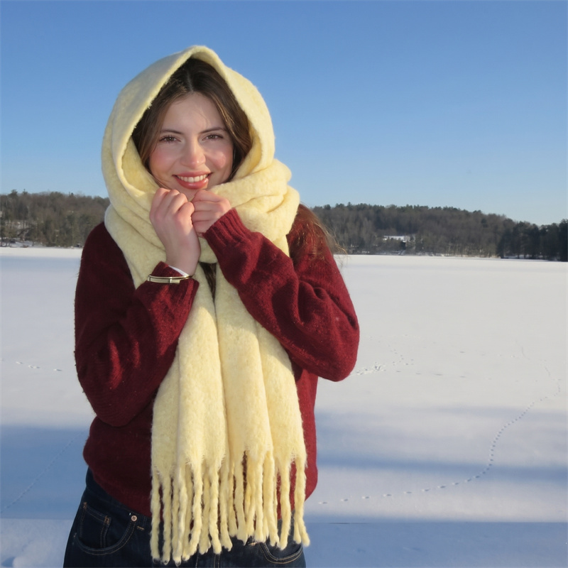 Винтажный однотонный мохеровый – обзор и цена Street Fashion Hijab