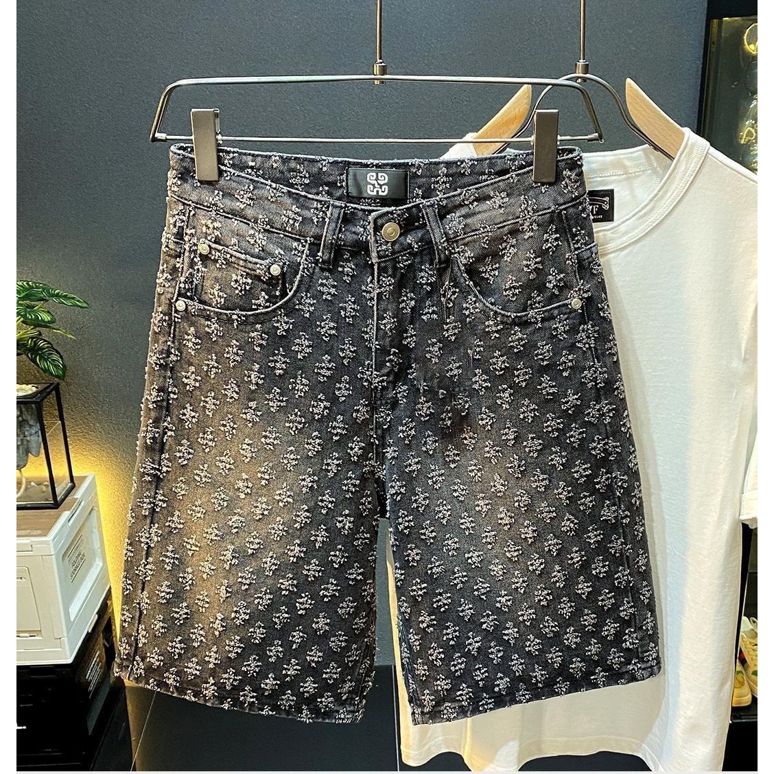 Летние джинсовые шорты для муж – обзор и цена Street Fashion Jeans Men