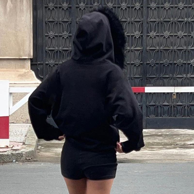 Винтажные женские худи на молн – обзор и цена Street Fashion Zip Up Hoodie