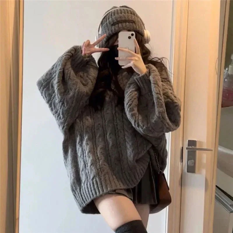 Fanan зимний женский свитер Ha – обзор и цена Street Fashion Korea