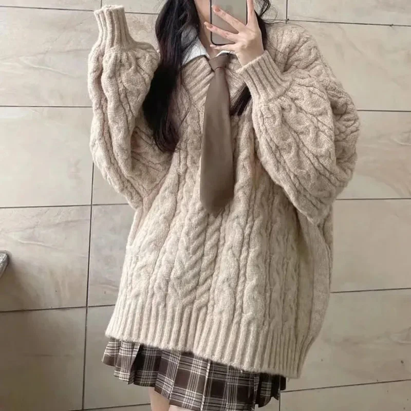 Fanan зимний женский свитер Ha – обзор и цена Street Fashion Korea