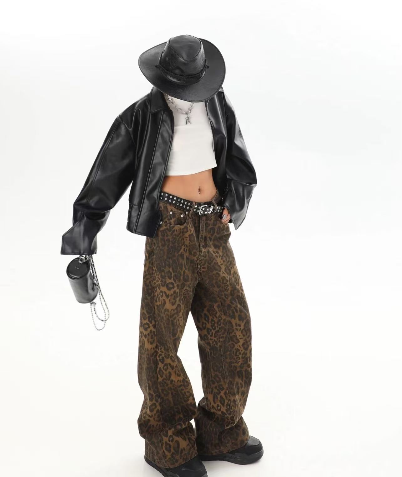 Корейские ретро-брюки QICHE в  – обзор и цена Street Fashion Jeans Men