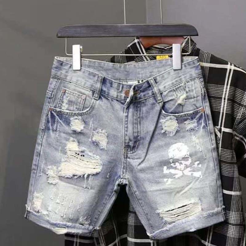 Джинсовые шорты мужские стрейч – обзор и цена Street Fashion Jeans Men
