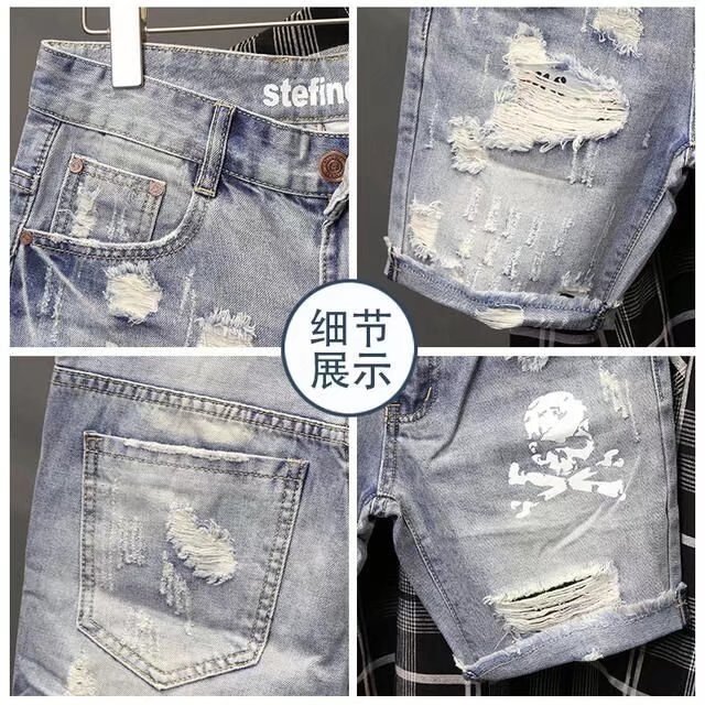 Джинсовые шорты мужские стрейч – обзор и цена Street Fashion Jeans Men