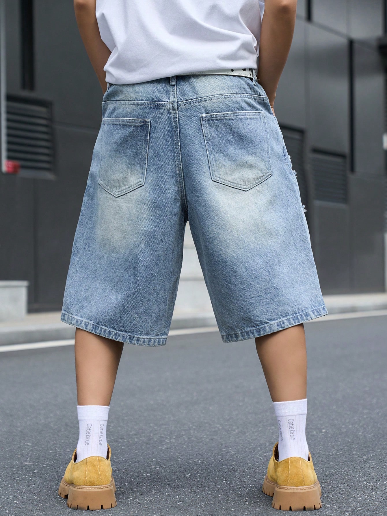 Мужские джинсовые шорты-бермуд – обзор и цена Street Fashion Jeans Men
