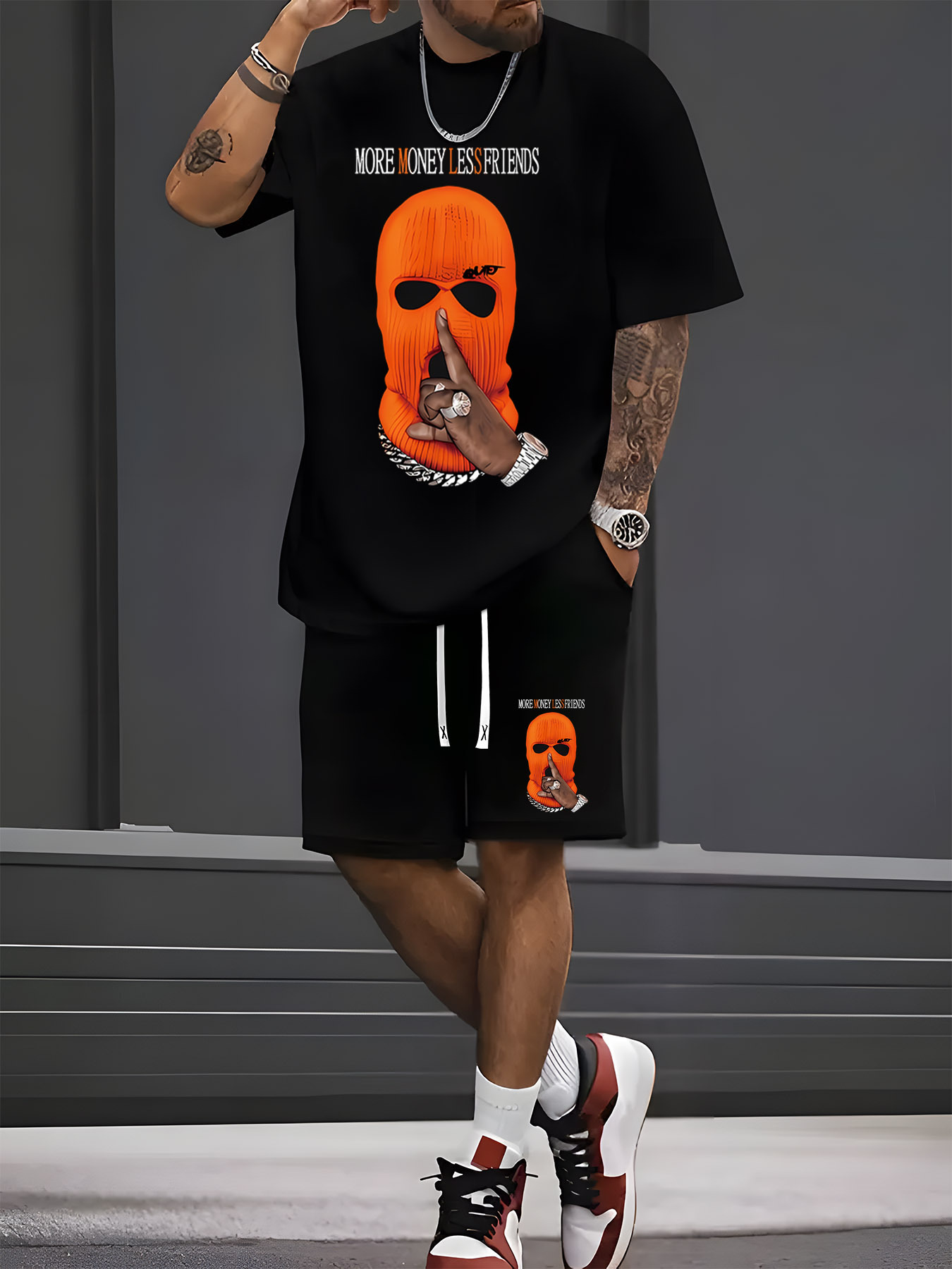 Новый летний мужской комплект  – обзор и цена Street Fashion Male