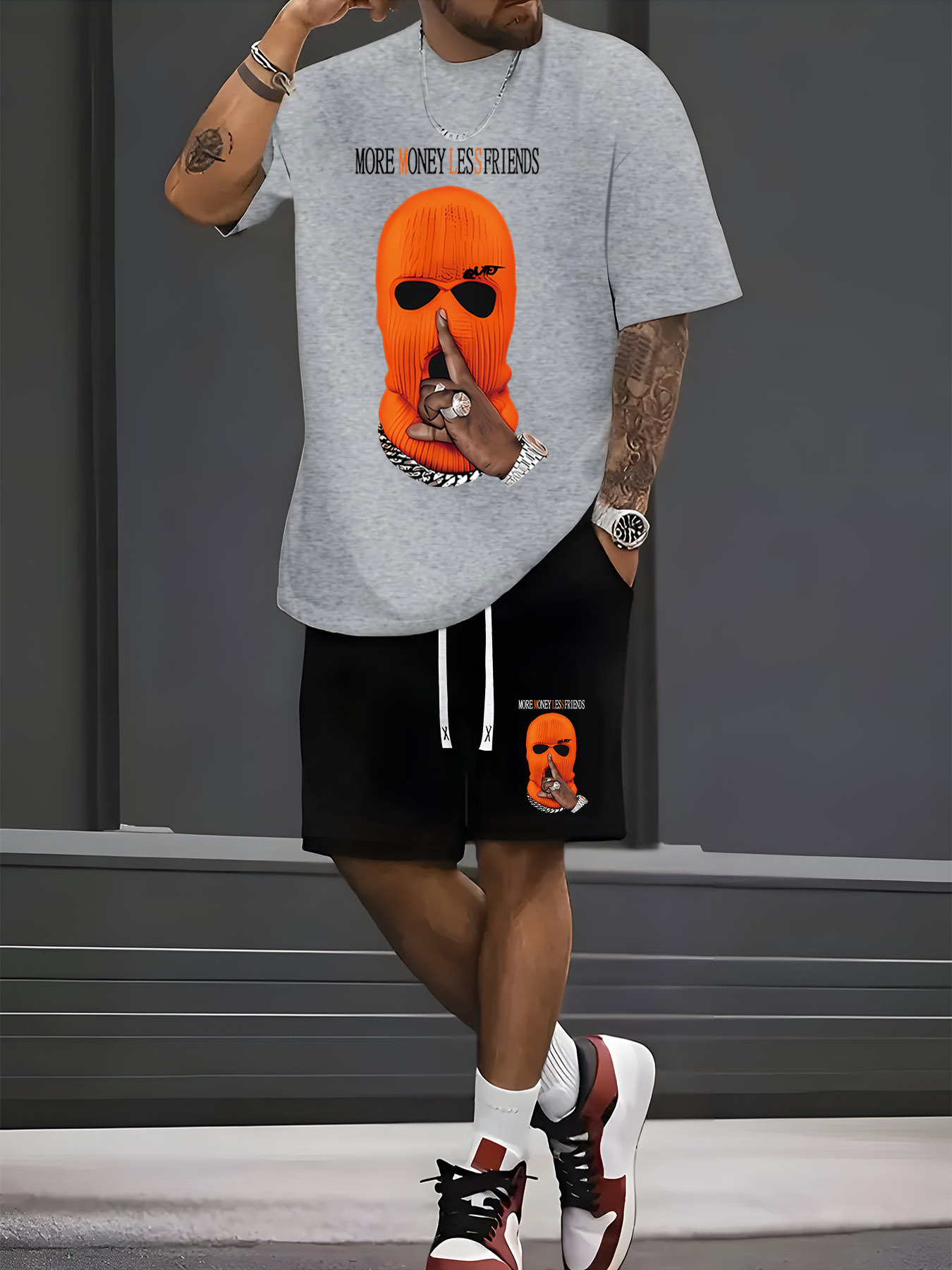 Новый летний мужской комплект  – обзор и цена Street Fashion Male