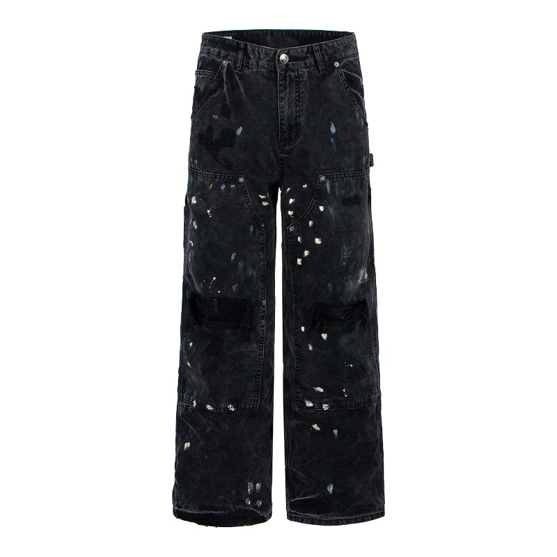Американские ретро-джинсы с ши – обзор и цена Street Fashion Jeans Men