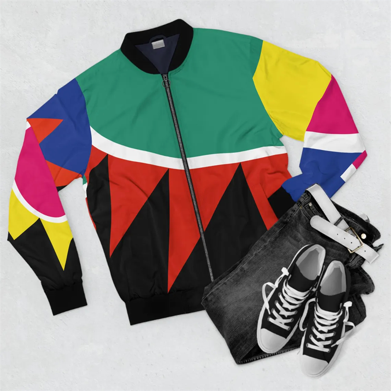 New Men's Jacket African Style – обзор и цена Street Fashion Graffiti